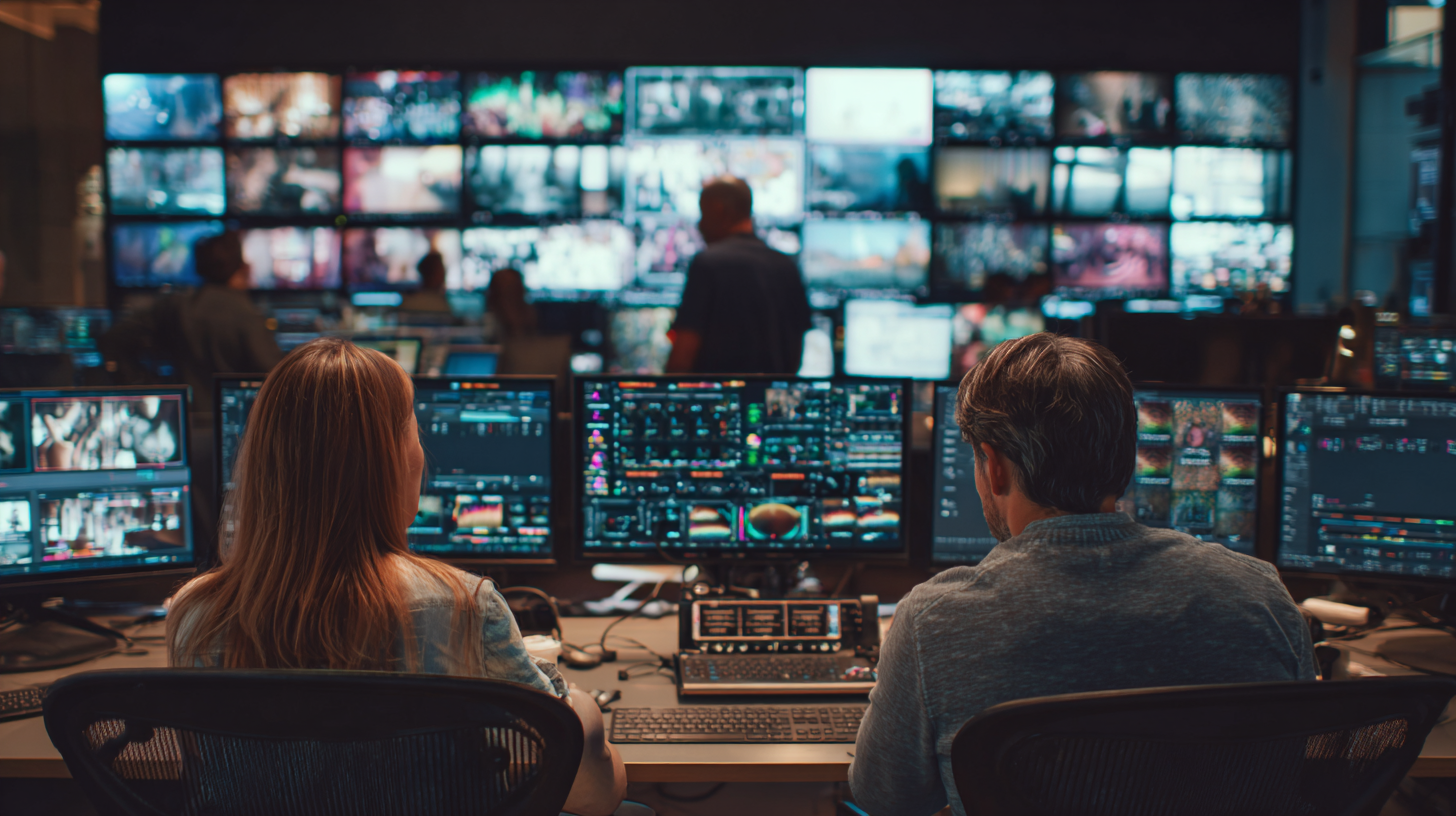 Media and entertainment professionals using AI technology